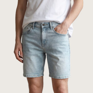FAPAS｜Denim Shorts Slim Turn