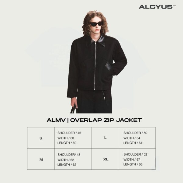 ALCYUSISM｜ALMV | Overlap ZIP Jacket