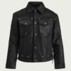 ALCYUSISM｜Rivet Leather Jacket