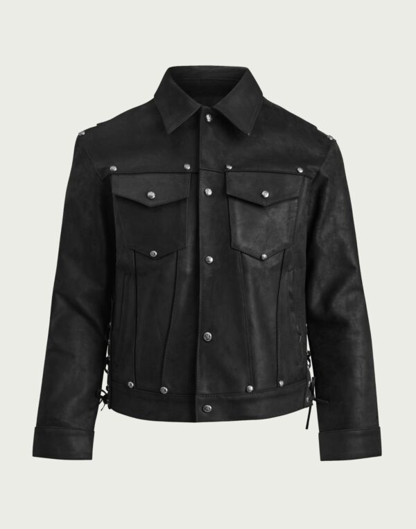 ALCYUSISM｜Rivet Leather Jacket