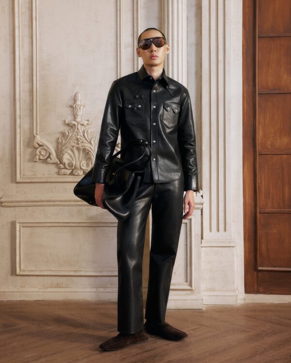 ALCYUSISM｜Leather Shirt