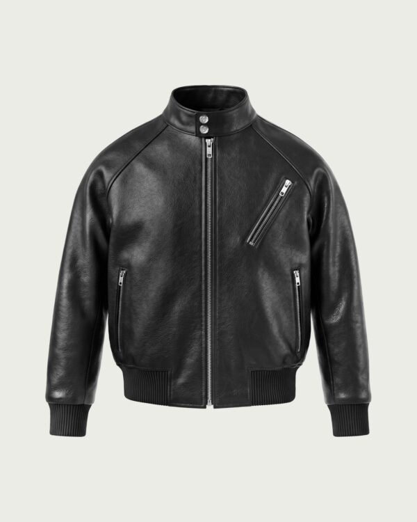 ALCYUSISM｜3ZIP Leather Bomber