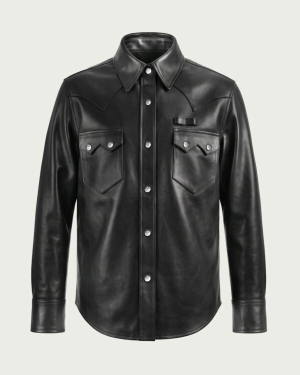 ALCYUSISM｜Leather Shirt