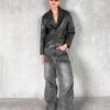 ALCYUSISM｜Leather Blazer