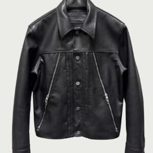ALCYUSISM｜2-4zip Leather Jacket