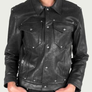 ALCYUSISM｜Rivet Leather Jacket
