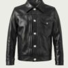 ALCYUSISM｜Leather Trucker Jacket