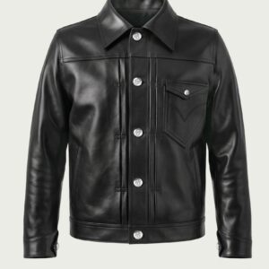 ALCYUSISM｜Leather Trucker Jacket