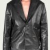 ALCYUSISM｜Leather Blazer