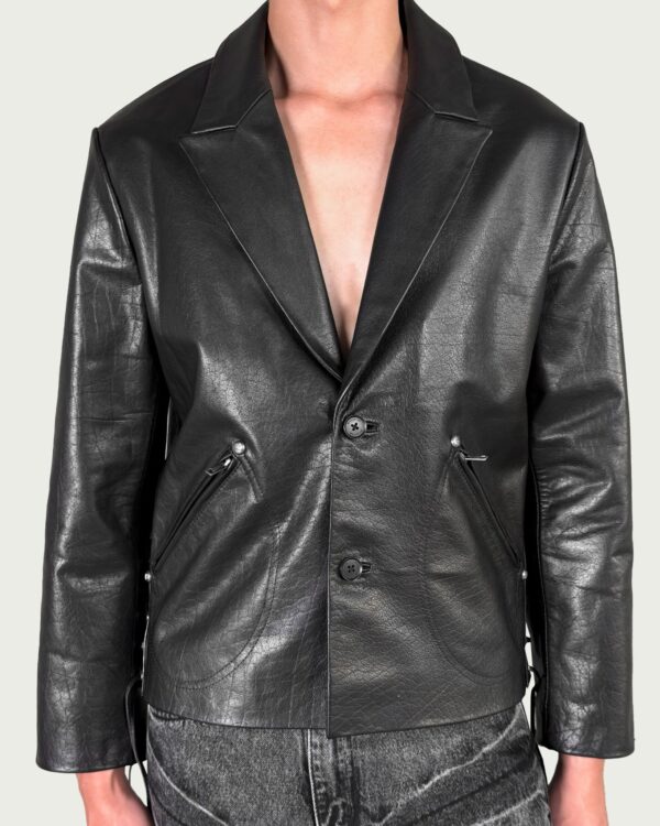 ALCYUSISM｜Leather Blazer