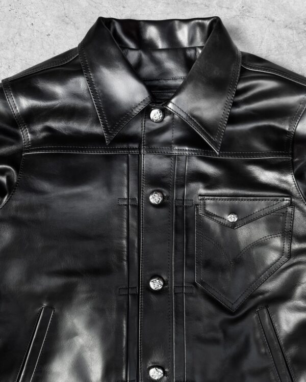 ALCYUSISM｜Leather Trucker Jacket