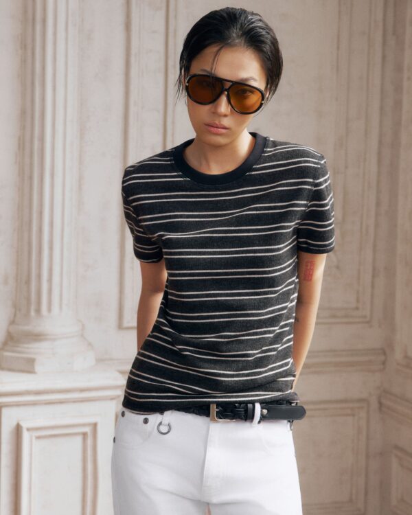 ALCYUSISM｜Striped Lines TEE