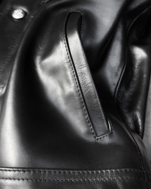 ALCYUSISM｜Leather Trucker Jacket