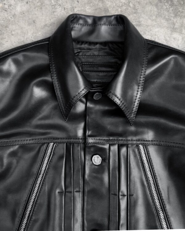 ALCYUSISM｜2-4zip Leather Jacket