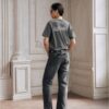 ALCYUSISM｜L-H Stacked Silhouette Denim PTS