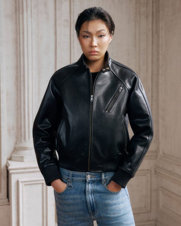 ALCYUSISM｜3ZIP Leather Bomber