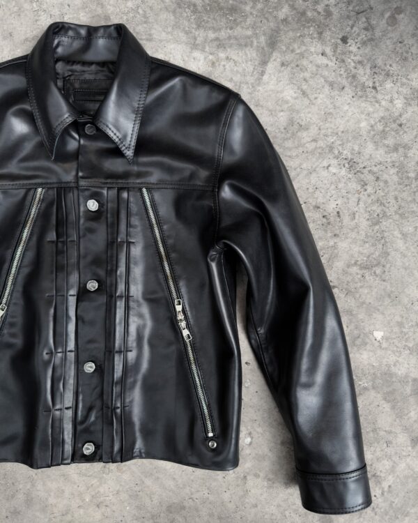 ALCYUSISM｜2-4zip Leather Jacket