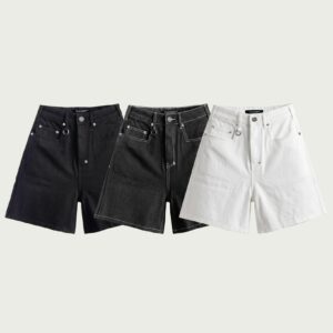 ALCYUSISM｜WIDE Denim Shorts