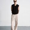 MAVERIK STUDIO｜MAVERIK® V-NECK KNIT VEST ( BLACK )