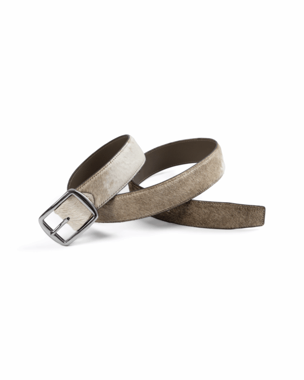 VIERY｜Hair-on Cowhide Belt