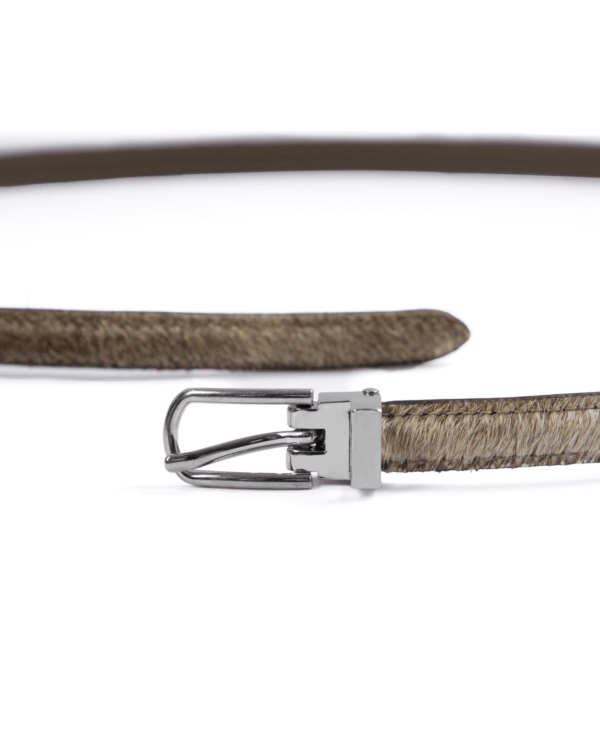 VIERY｜Hair-on Cowhide Belt