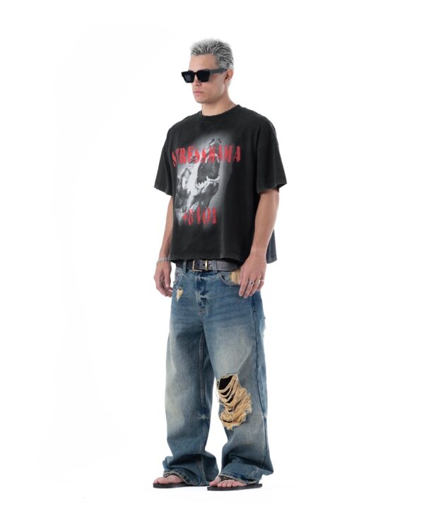 STRESSMAMA Ss26 Dobermann T-shirt T恤(黑)