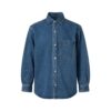 MAVERIK STUDIO｜MAVERIK® BUTTON WASHED DENIM SHIRT ( INDIGO BLUE )