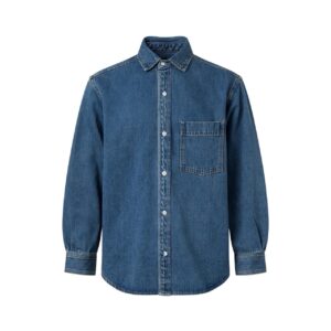 MAVERIK STUDIO｜MAVERIK® BUTTON WASHED DENIM SHIRT ( INDIGO BLUE )
