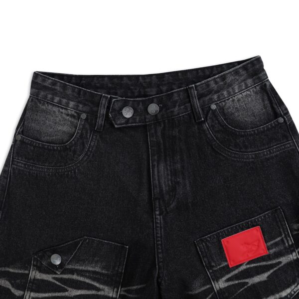 SWE Whisker Jeans 牛仔褲(水洗黑)