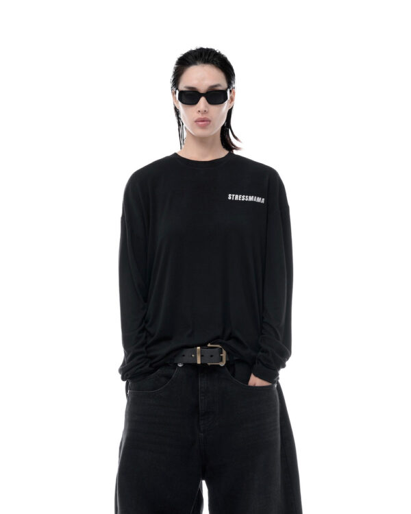 STRESSMAMA Hôtel Mama Longsleeve 長袖T(黑)