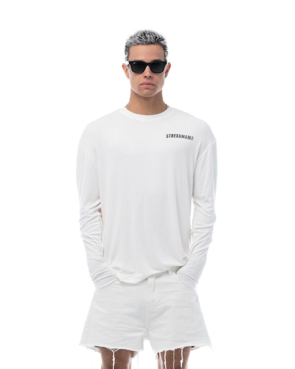 STRESSMAMA Hôtel Mama Longsleeve 長袖T(白)