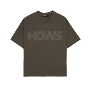 HOWS｜Relaxed THE Noise V-neck / MOSS
