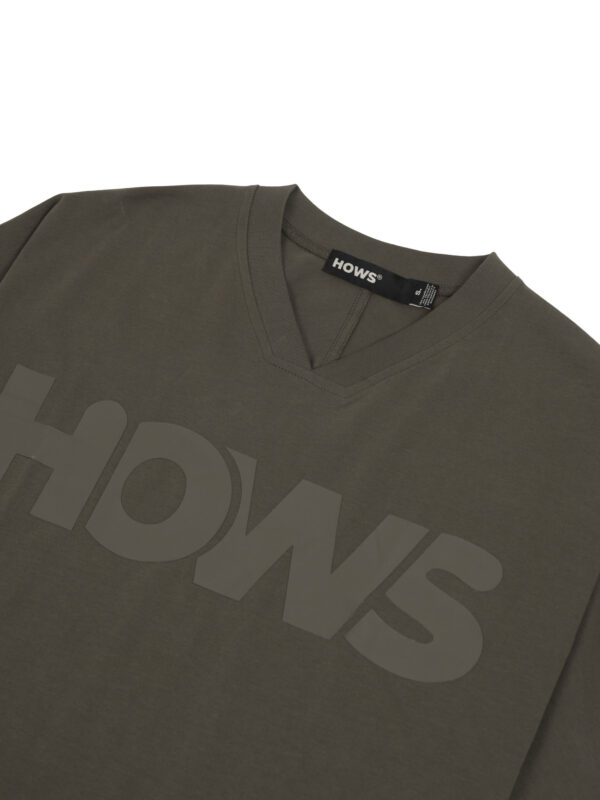 HOWS｜Relaxed THE Noise V-neck / MOSS