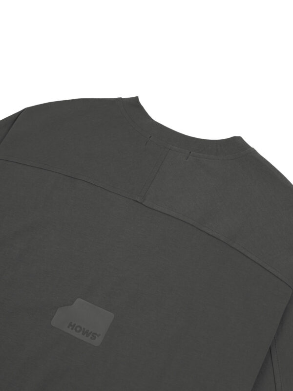 HOWS｜Relaxed THE Noise V-neck / LEAD GREY