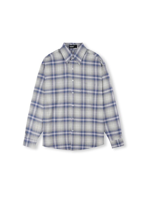 HOWS｜Checkered Flannel Shirt / BLUE