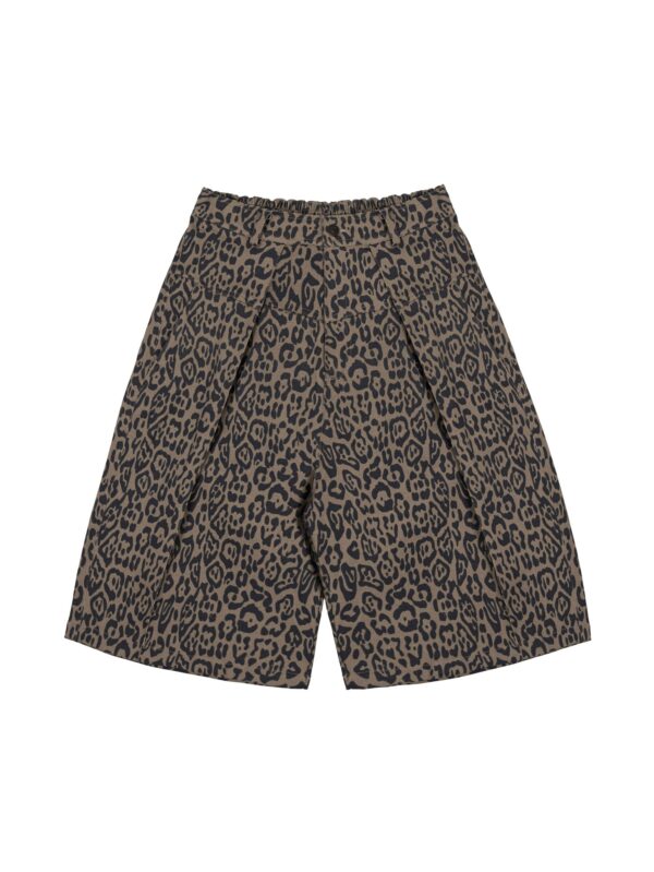 HOWS｜Techno Baggy Short / Leopard Print