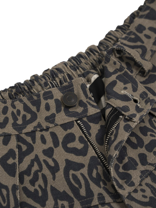 HOWS｜Techno Baggy Short / Leopard Print