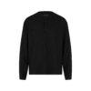 MAVERIK STUDIO｜MAVERIK® WAFFLE LONGSLEEVES T-SHIRT ( BLACK )