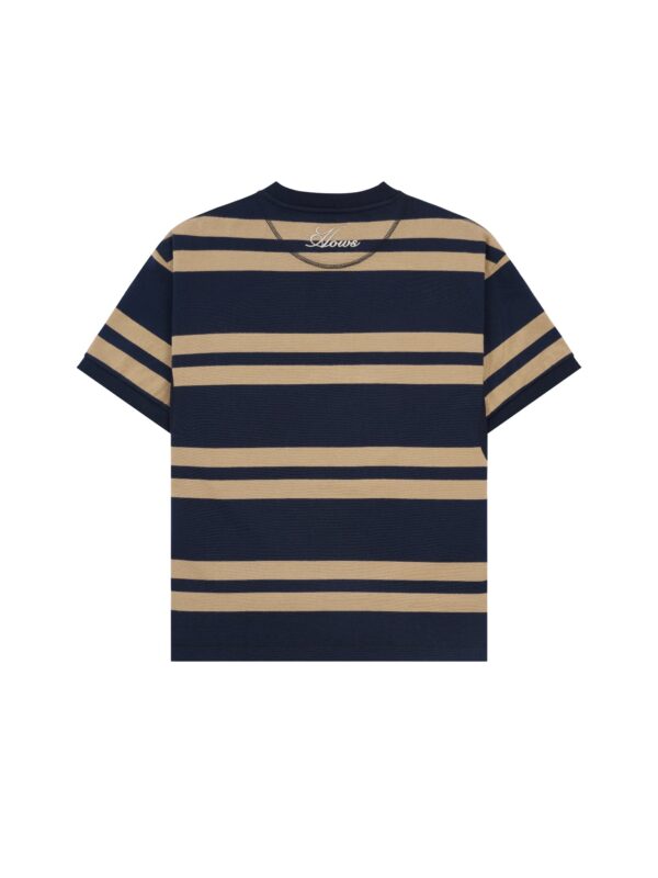 HOWS｜NAVA Striped T-shirt / Brown X NAVY
