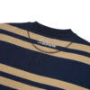 HOWS｜NAVA Striped T-shirt / Brown X NAVY