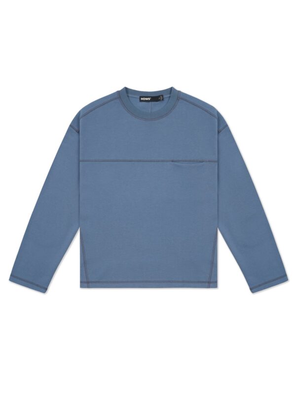 dsc04955_896936746958408cbb98918ce20b9e46 HOWS|NOVA LONG Sleeve T-shirt / BLUE