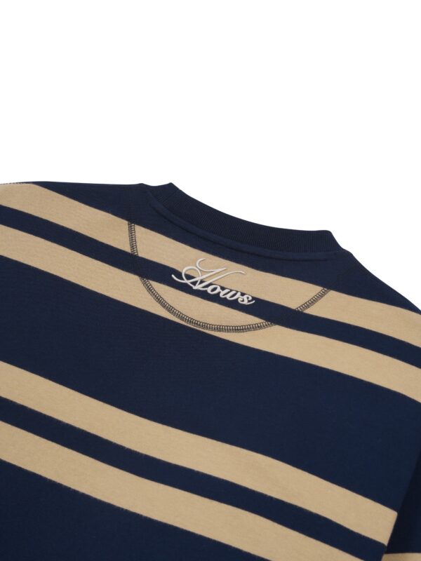 HOWS｜NAVA Striped LONG Sleeve T-shirt / Brown X NAVY