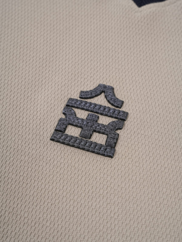 HOWS｜Traditional MESH LONG Sleeve / Cream X NAVY