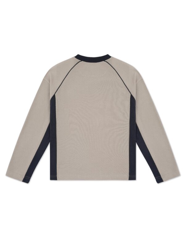 HOWS｜Traditional MESH LONG Sleeve / Cream X NAVY
