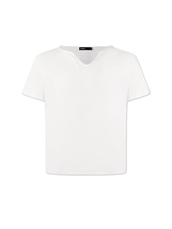 HOWS｜Loose V TEE / Cream