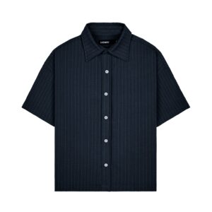 HOWS｜Urban Pinstripe Shirt / NAVY