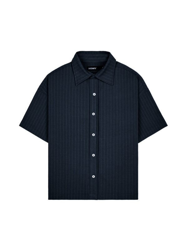 HOWS｜Urban Pinstripe Shirt / NAVY