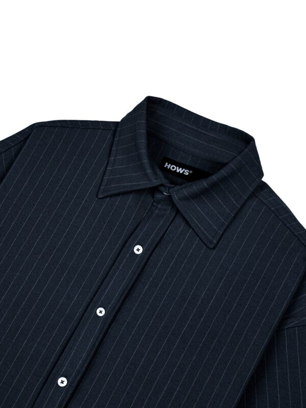 HOWS｜Urban Pinstripe Shirt / NAVY