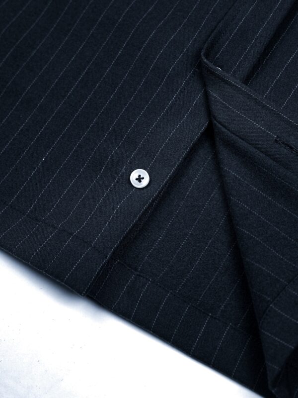 HOWS｜Urban Pinstripe Shirt / NAVY