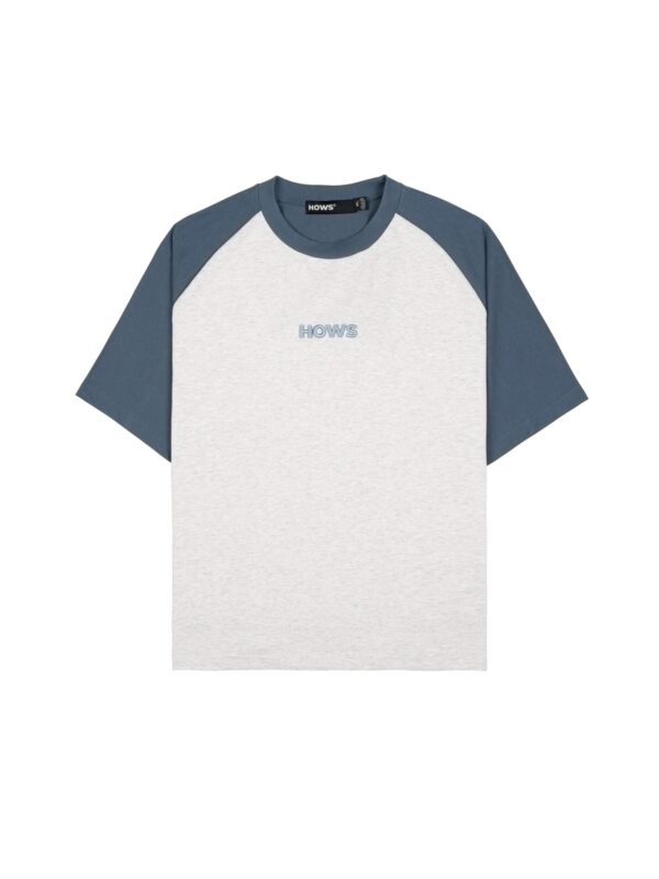 HOWS｜Urban Contrast Raglan T-shirt / Light GREY